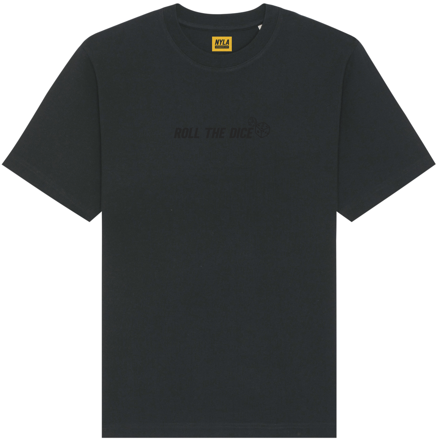Roll The Dice Black on Black T-Shirt