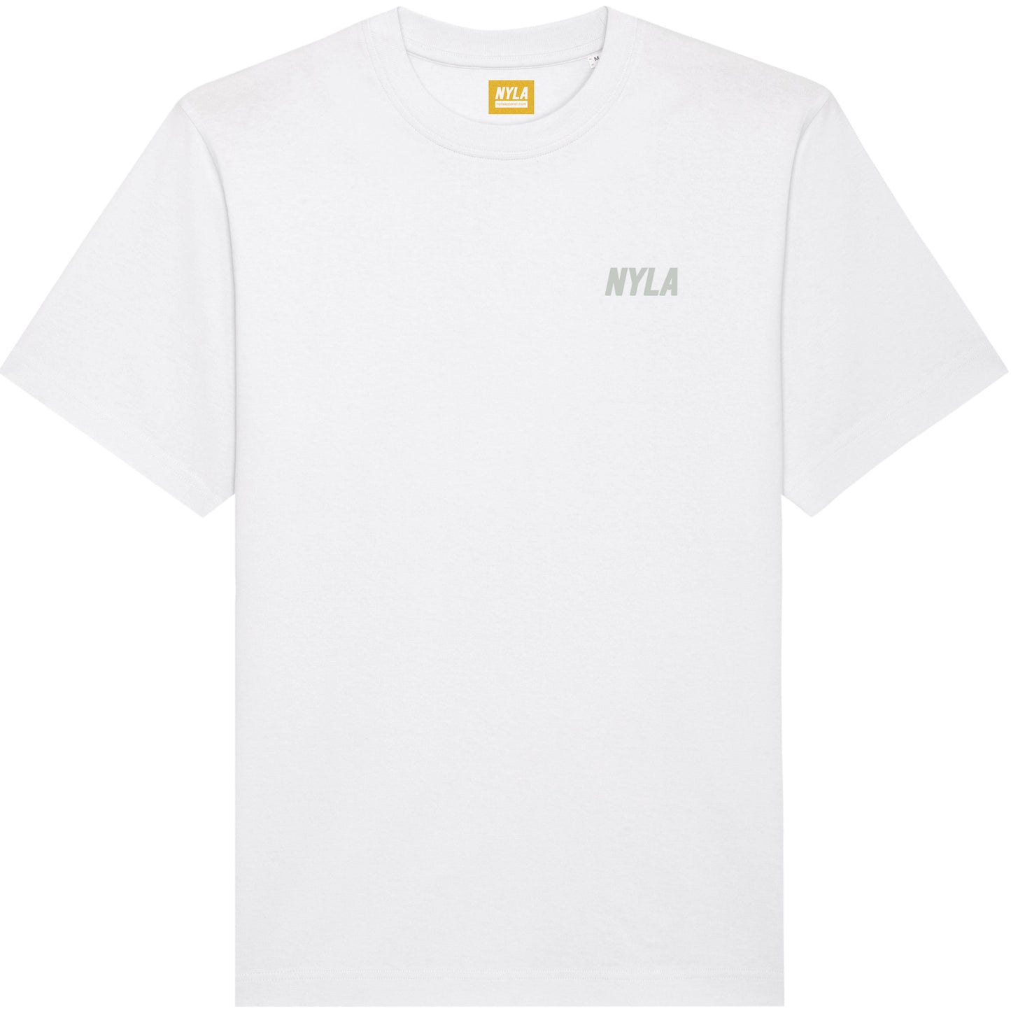 Nyla Logo White T-Shirt