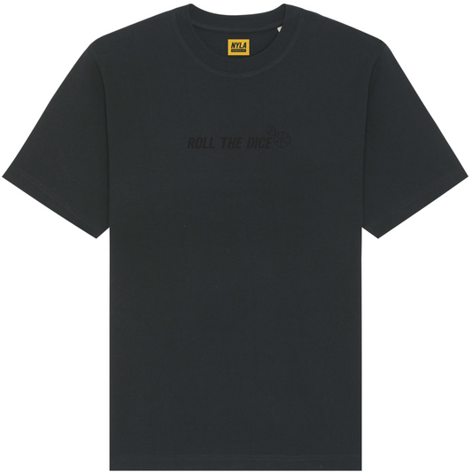 Roll The Dice Black on Black T-Shirt